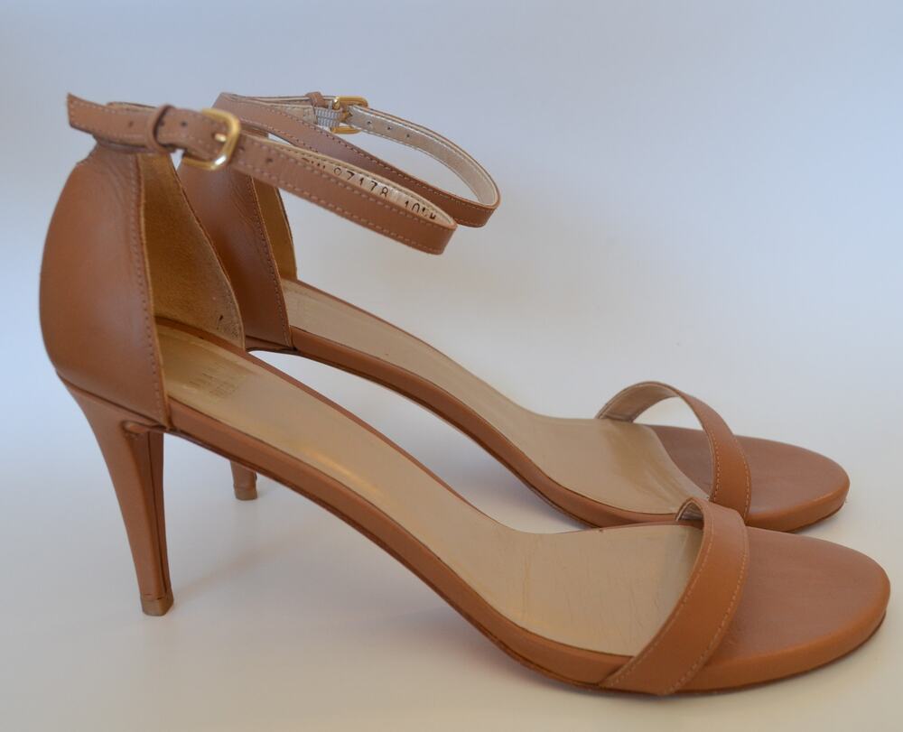Stuart Weitzman Nunakedstraight Strap Sandal Heel